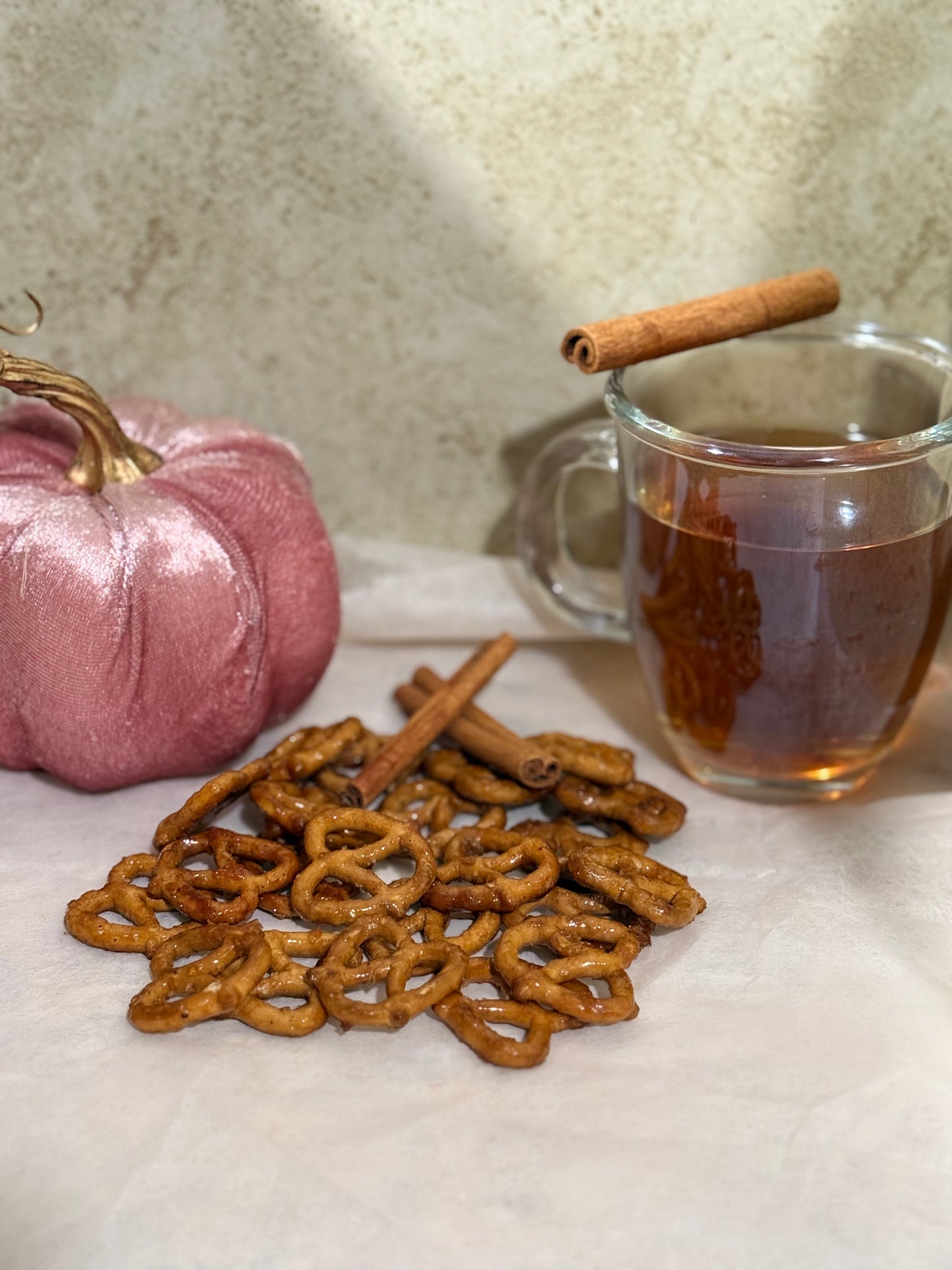Spiced Apple Cider Pretzels